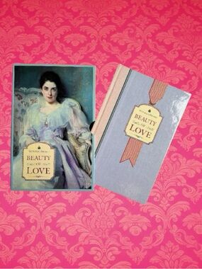 Vintage 90s Victoria's Secret “Beauty of Love” Hardcover Book with Slipcase OS